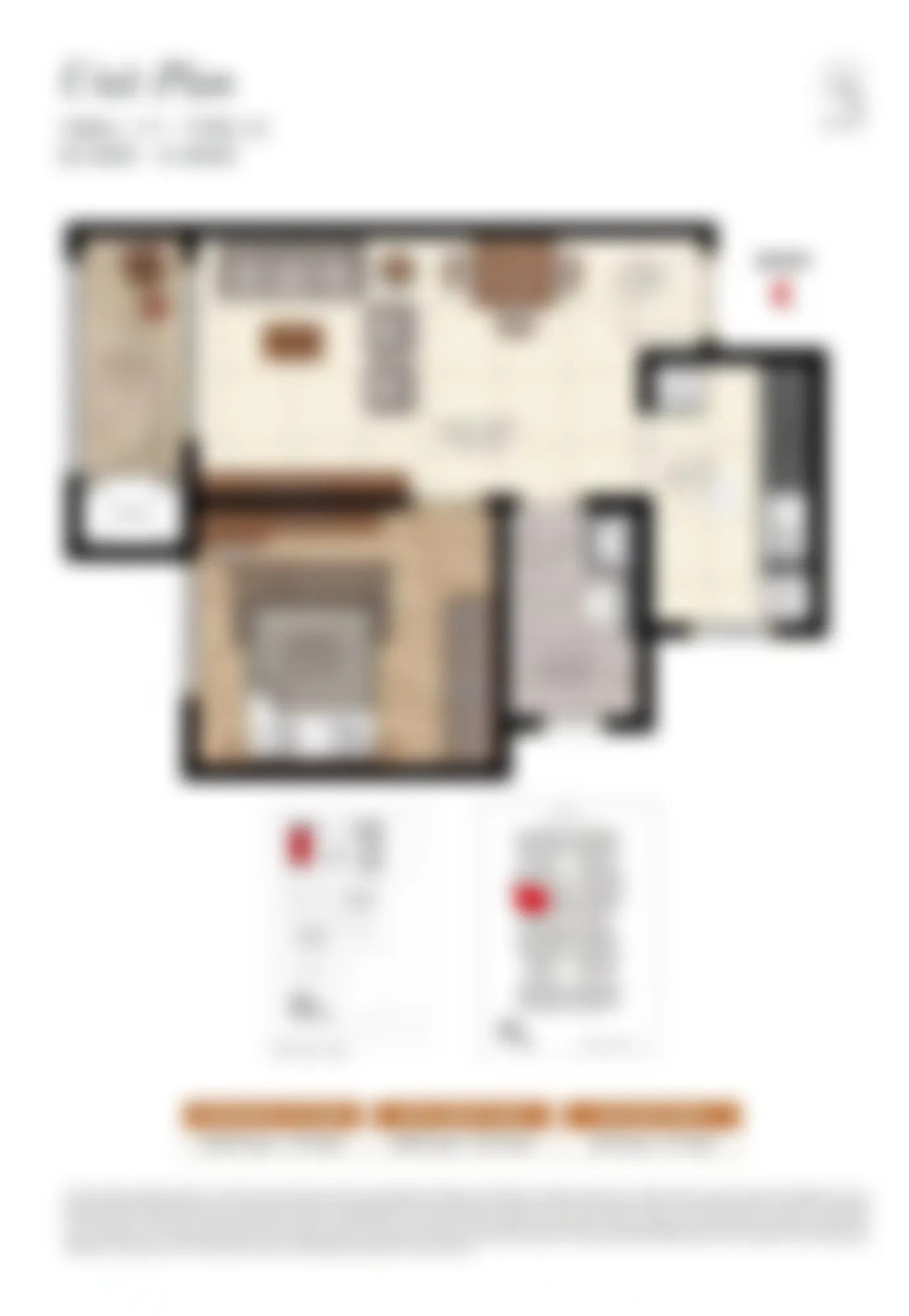 Brigade Devanahalli 2 BHK Floor Plan