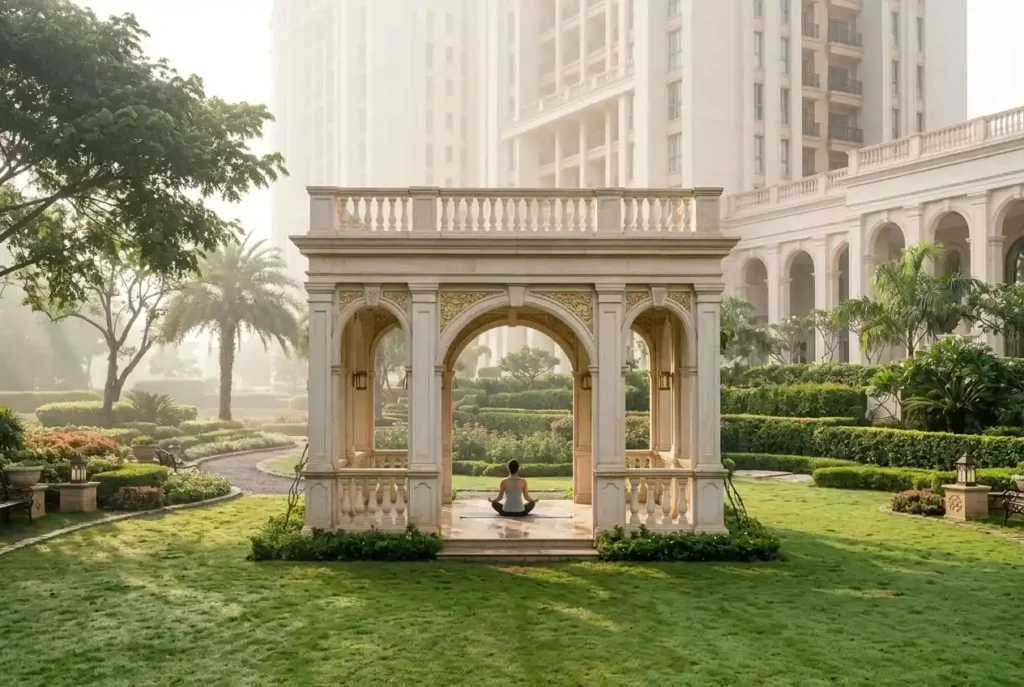 Lodha Hopefarm Whitefield Amenities_Meditation Gazebo