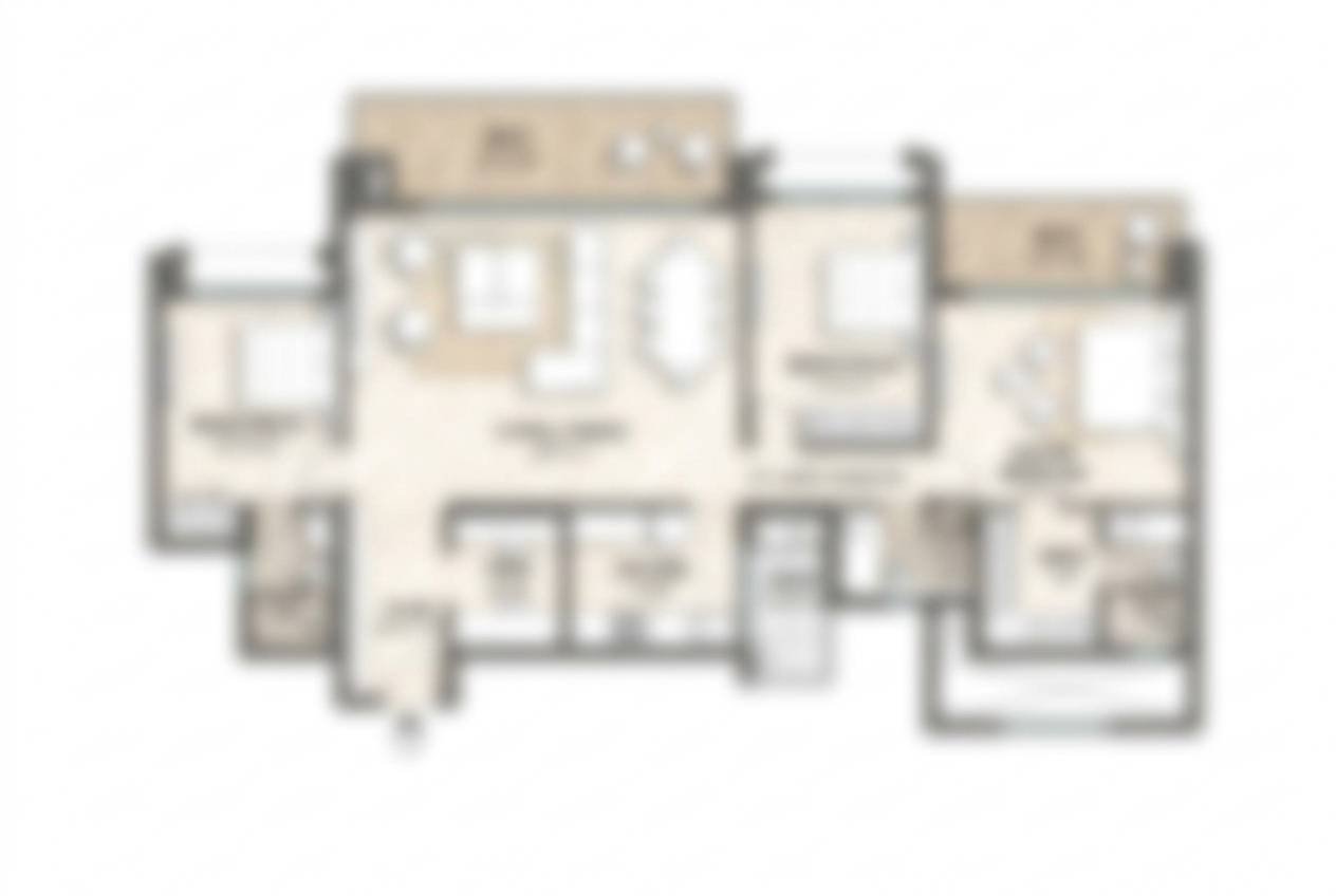 Lodha Hopefarm Whitefield Floor Plan 4 BHK Apartment